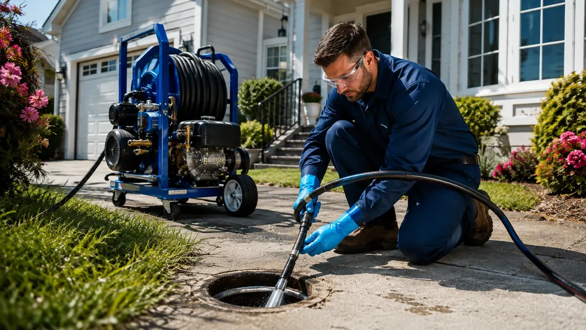 Residential Hydro Jet Drain Cleaning in Rodeo